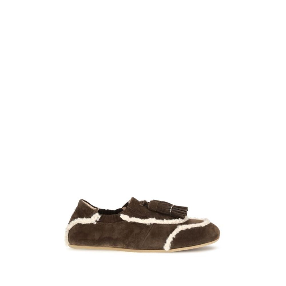 Fratelli Rossetti Women Suede Slip-On Loafers With Tassel